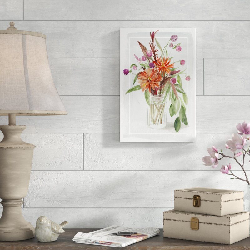 'Summer Wildflowers I' by Jennifer Paxton Parker - Painting Print, 46cm H x 30cm W, Wrapped Canvas