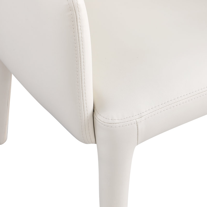 Pelle 25'' Wide, Cream Vegan Leather