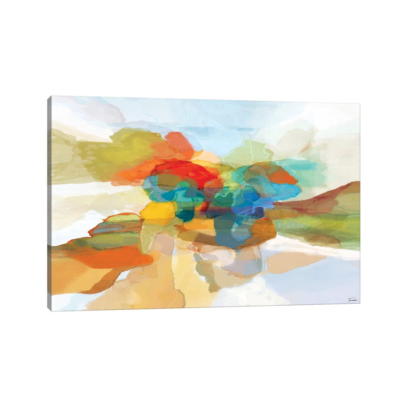 Fracture II 1 Piece Wrapped Canvas Painting, 20.32cm H x 30.48cm W x 1.91cm D