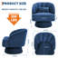Upholstered Swivel Accent Chair-2033108838