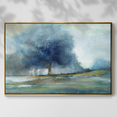 Arbre fantaisie - reproduction sur toile avec cadre flottant