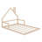 Floor Bed With House-Shaped Headboard-269340404