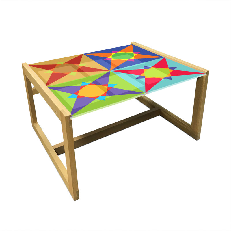 Jalilah Four Leg Coffee Table, 62cm H x 74cm W x 40cm D