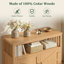 Armoire-bar d'extérieur en bois de cèdre de 42 po avec rangement et station de service-118281184