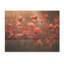 Coquelicots rouges à l'aube - coquelicots, art sur bois de pin naturel-101405050