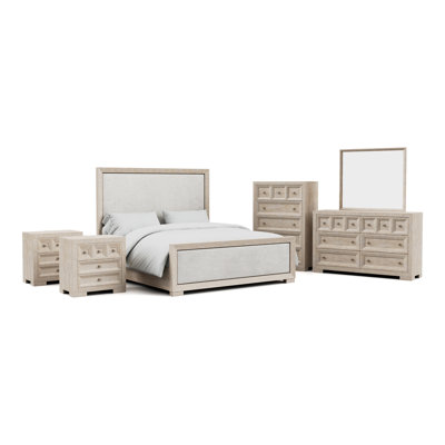 Ensemble de chambre à coucher 6 pièces Schell