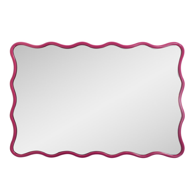 Angelo Rectangle Mirror, Hot Pink