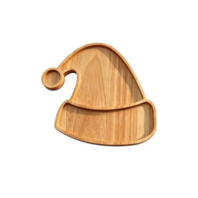 Décorations de Noël Plateau en bois Assiette
