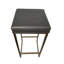 Tabouret de bar en cuir gris-1851920753