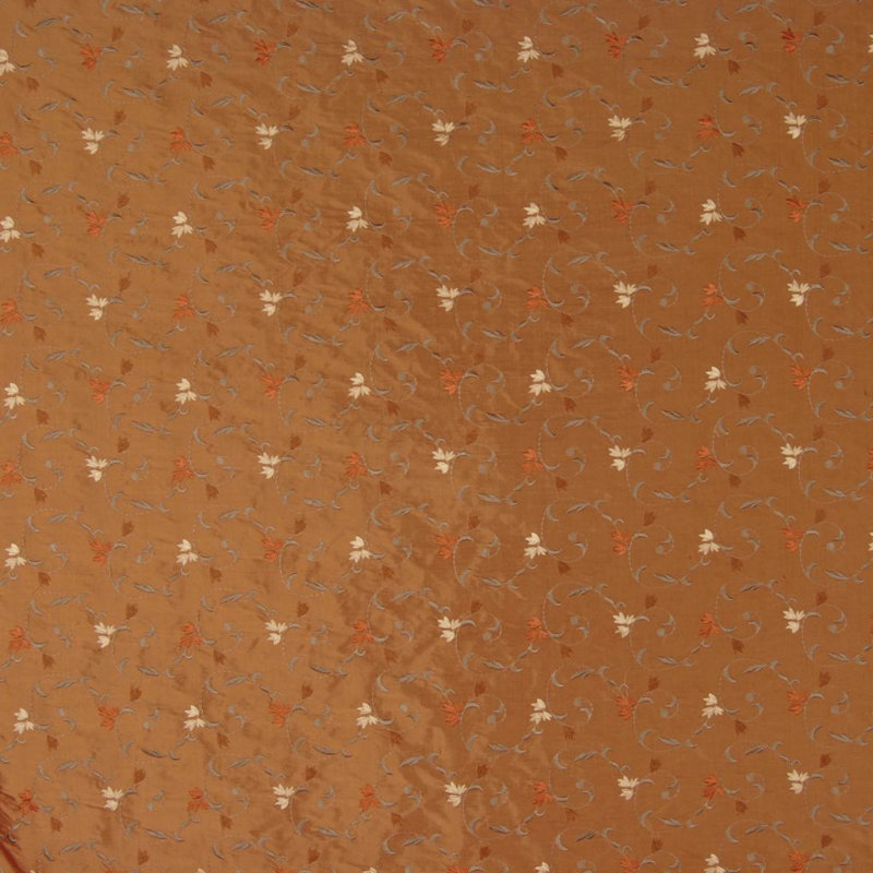 Premier Floral/Foliage Fabric, Brown