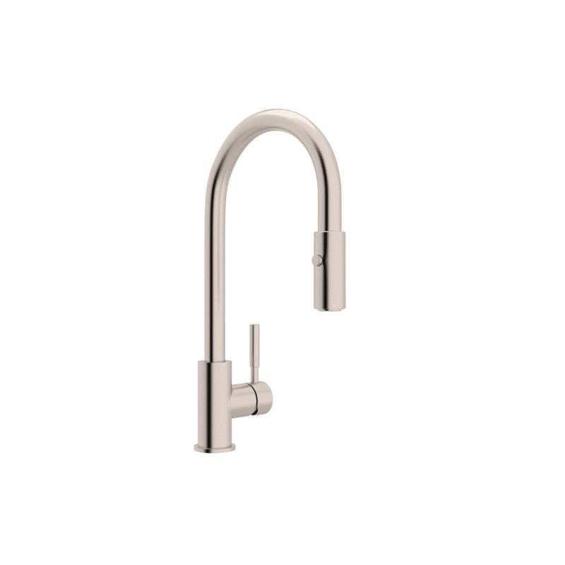 Lux Pull-Down Kitchen Faucet, Brushed Stainless Steel