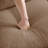 Vitoria Curved Ottoman Teddy Fabric-68725859