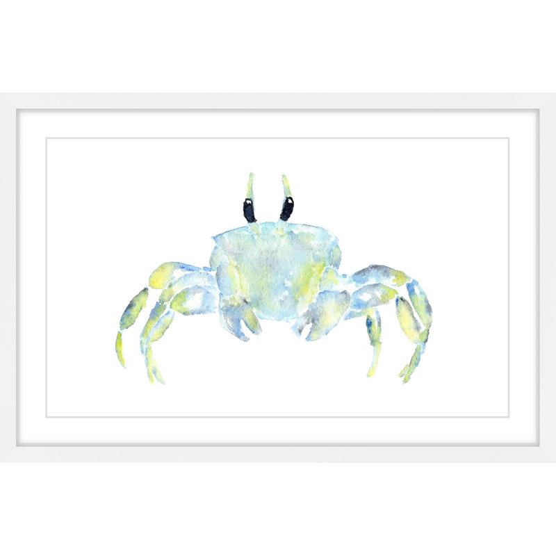 «Ghost Crab» par Thimble Sparrow, reproduction encadrée, H 24 po x l 36 po x P 1,5 po