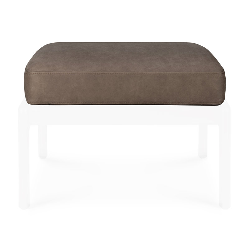 Jack Outdoor Ottoman, Terra Nubuck