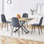 Ensemble multifonctionnel de table et de chaises pour diverses occasions avec un design relevable et des chaises confortables-1180992192-1180992194