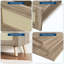 Commode 6 tiroirs en bois avec tiroirs en rotin, rangement dans le couloir de la chambre à coucher moderne
