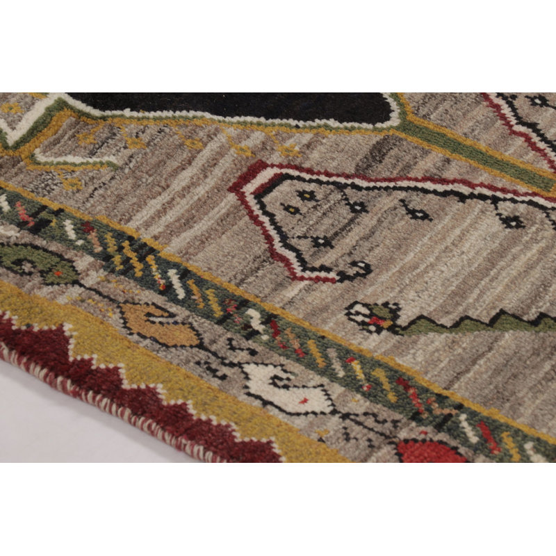 Vintage One-of-a-Kind 2'10" X 6'4" Hand Knotted Area Rug