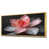 Toile avec cadre flottant or
