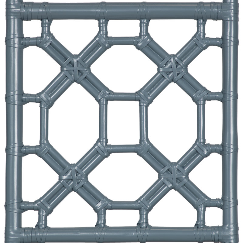 Lattice Back Standard Bed, Regatta Blue, Full