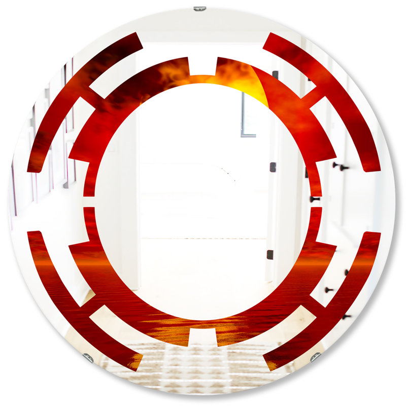 Miroir mural sans cadre Space Sun, H 31,5 po x l po