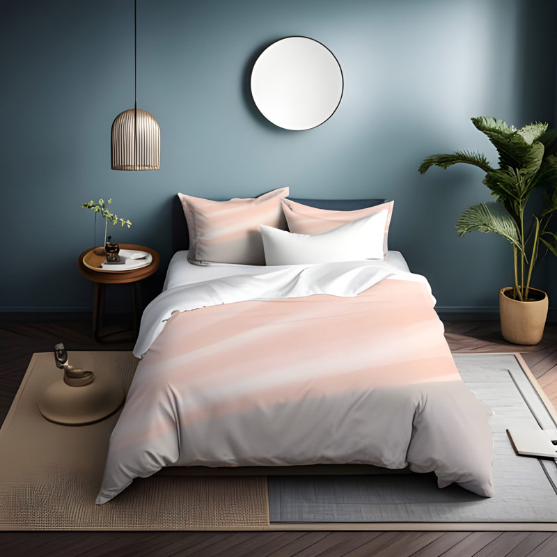 Literie , Housse de couette grand + 2 grandes taies décorat