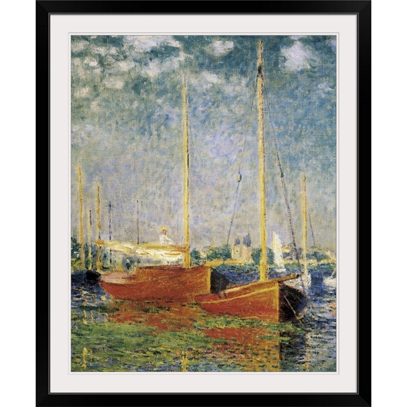 Claude " Argenteuil " by Claude Monet, 20" H x 16" W x 1.5" D, Canvas