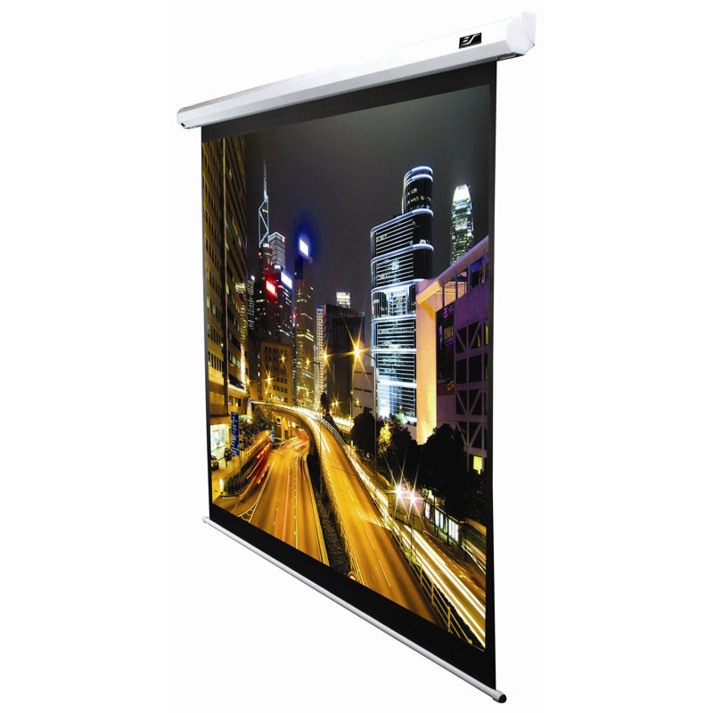 Spectrum Series Electric White Wall/Ceiling Projector Screen, Diagonale de 84 po