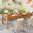 Casellas Solid Wood Base Dining Table