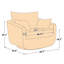 Fauteuil pivotant simple et confortable de 40 po de largeur Lazareth -179013940