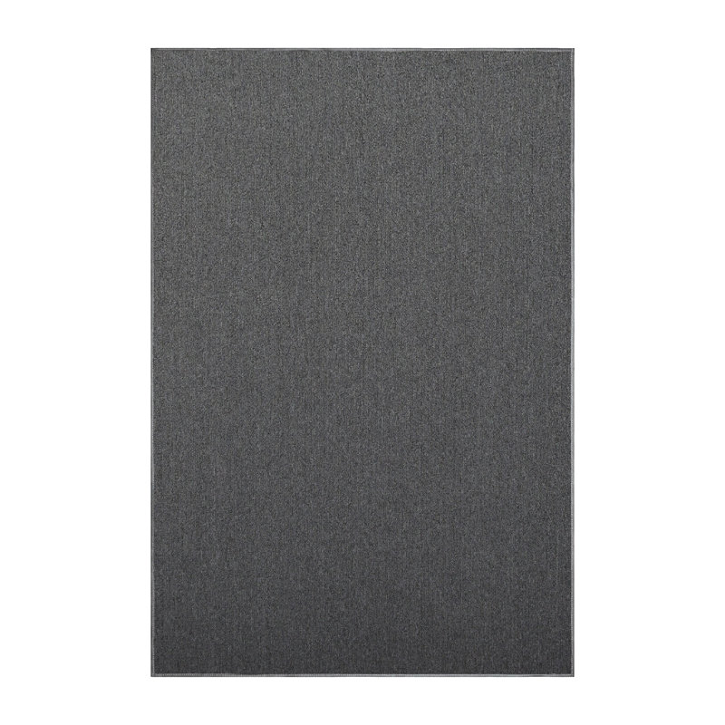 Gris moderne intérieur / extérieur, Rectangle 3 pi x 6 pi