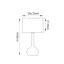 Teneyck 42Cm Brass Table Lamp Set