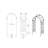 39'' W x 23'' D Polyvinyl Chloride (PVC) Arbor in Brown
