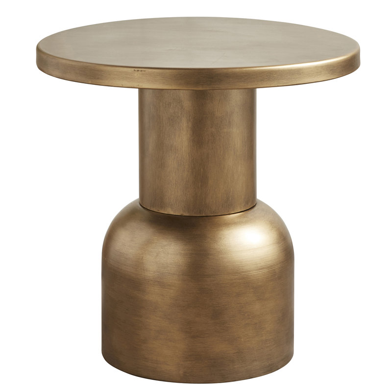 Iron Top End Table