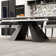 Rectangular Extendable Dining Table Up To 110'' with Sintered Stone Top for 8-12