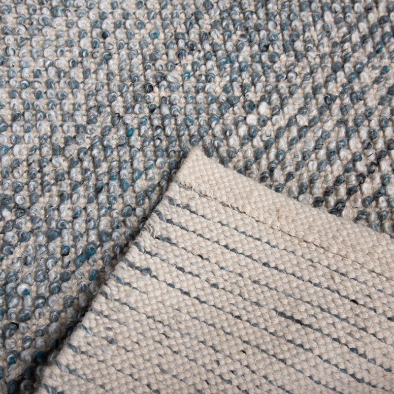 Tapis 100% polyester tissé à la main, Rectangle 5 pi x 7 pi 9 po