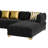 Premium Velvet Sectional Sofa 140” Wide, Elegant Living Room Centerpiece-1400201382