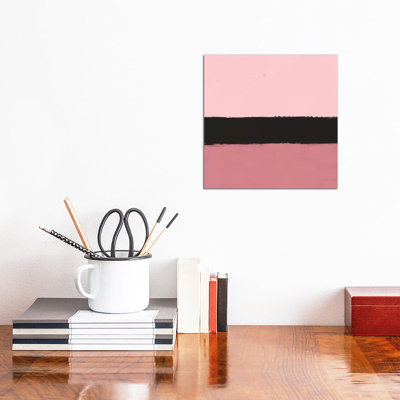 Pink Abstract by Alisa Galitsyna - Wrapped Canvas Print