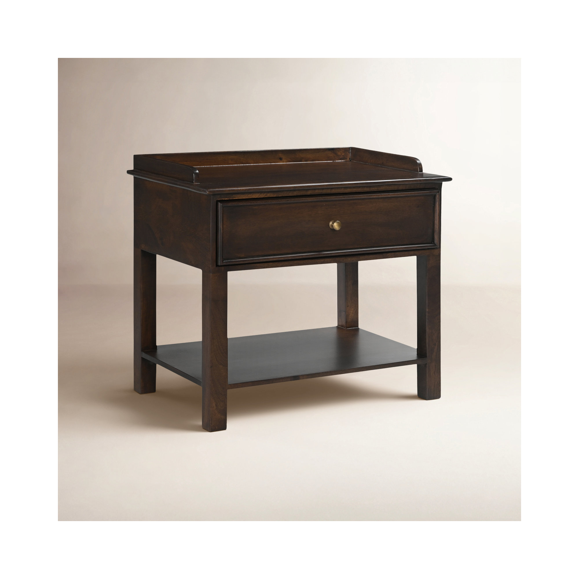 Vianna Nightstand Dark Brown
