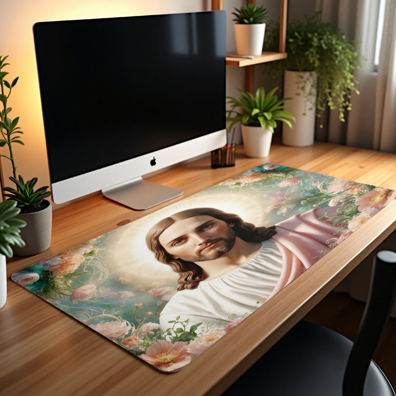 Polyester Desk Pad, 31.5x15.5