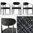 7-Piece Modern Industrial Rectangular Dining Table Set For 6-1134384396