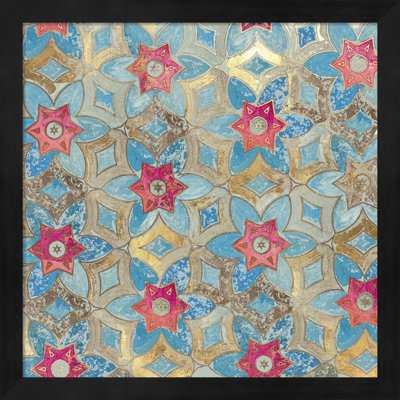 «Boho Tile I» par Aimee Wilson, art mural encadré