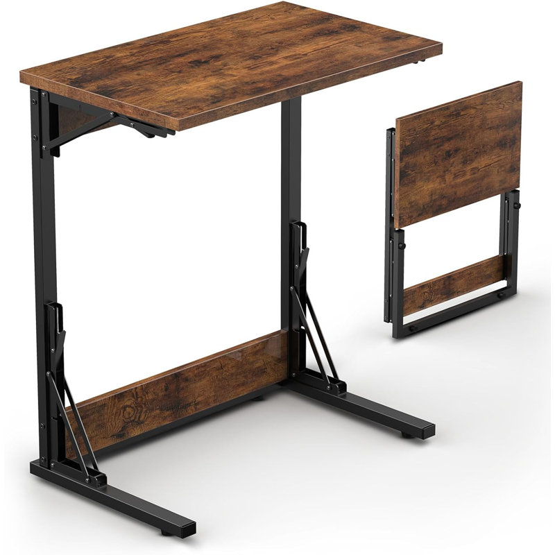 Table de bout Abuzar, Brun / noir