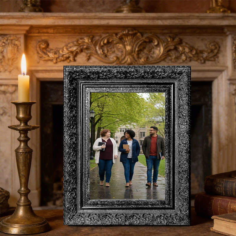 Cadre pour cadre de chambre à coucher 3 pièces 5 "x 7" noir 5 pièces