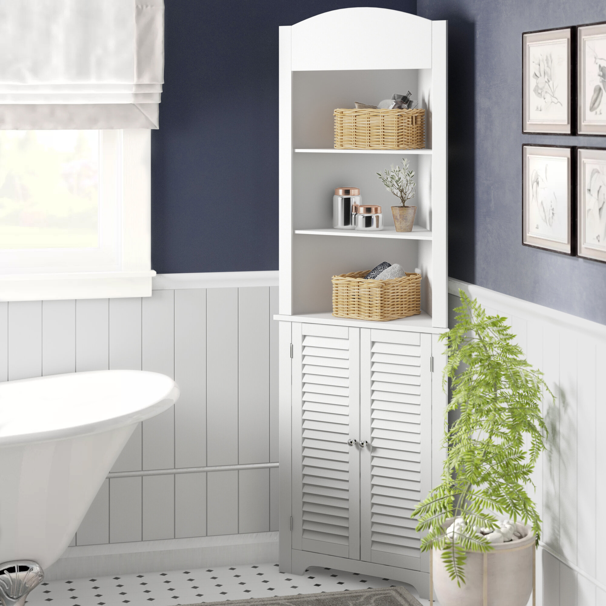 Wayfair  Tall Bathroom Cabinets & Shelving You'll Love in 2024