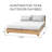 Huntington 64'' Wide Teak Patio Daybed with Cushions-73896503
