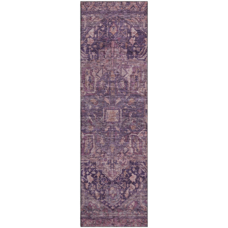 Premium Machine Washable Larock AMF1240 Medallion Rug