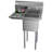 29 " L x 22 " W Silver Freestanding Service Sink