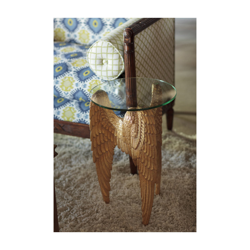 Icarus Glass End Table