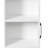 Bookcase with Three Pulled Out Doors Shelving Cabinet