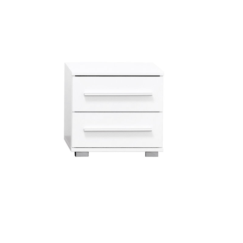 Petrarch 41cm W Manufactured Wood Bedside Table